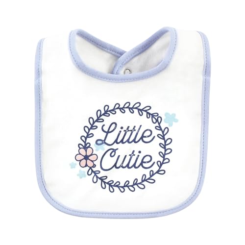 Image of Hudson Baby Unisex Baby Cotton Bibs, Beautiful Butterfly, One Size