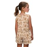 ZPINXIGN Funny Capybara Girls Sleeveless Summer Outfits Breathable & Lightweight Tracksuit Cute Clothes for Tween Girls 11-12 Tank Top and Shorts Set with Pocket for Hiking Workout Tennis