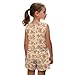 ZPINXIGN Funny Capybara Girls Sleeveless Summer Outfits Breathable & Lightweight Tracksuit Cute Clothes for Tween Girls 11-12 Tank Top and Shorts Set with Pocket for Hiking Workout Tennis
