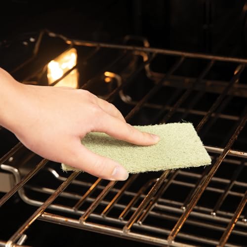 Image of Full Circle Agave Leaf Scour Pads - Pack of 3 - Maximum Strength, Non-Scratch Dish Scrubber Made with Plant-Based & Recycled Materials, Safe for Nonstick