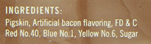 Pork Chomps Baked Pork Skin Dog Chews, 6-Inch Twists, Bacon Flavor Wrap, 4 Count #TOP4