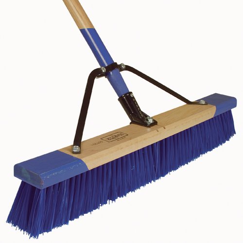 Jensen Harper Brush Works 24-Inch Push Broom With Handle Brace 557924A