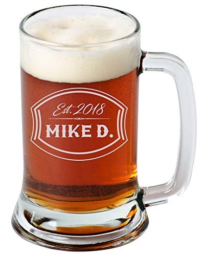 Personalized | Custom Engraved Beer Mugs 16oz