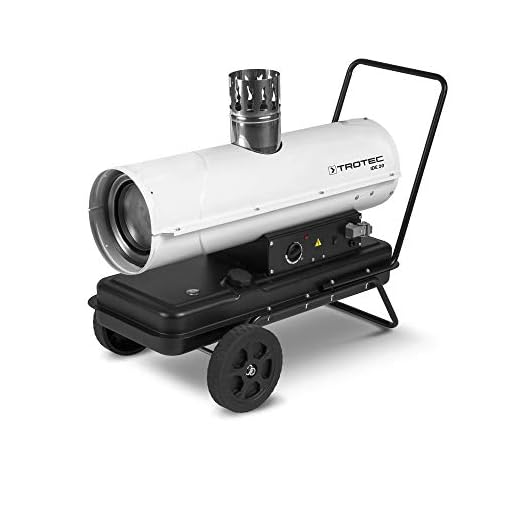 TROTEC Calefactor de gasoil indirecto IDE 20 Potencia térmica Nominal de 20 kW