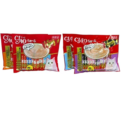 [定期便][3ヵ月定期便]いなば ちゅ〜る バラエティセット 160本 セット キャットフード CIAO チャオ 猫 ねこ おやつ ペットフード 静岡県 静岡 3回 お楽しみ