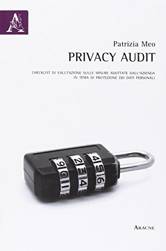 Privacy Audit. Checklist di valutazione sulle