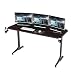 Soges 55 inches Gaming Desk Computer Desk Computer Gamer Desk Pro Table Ergonomic PC Desk with USB Charger Cup Holder and XL Mouse Pad
