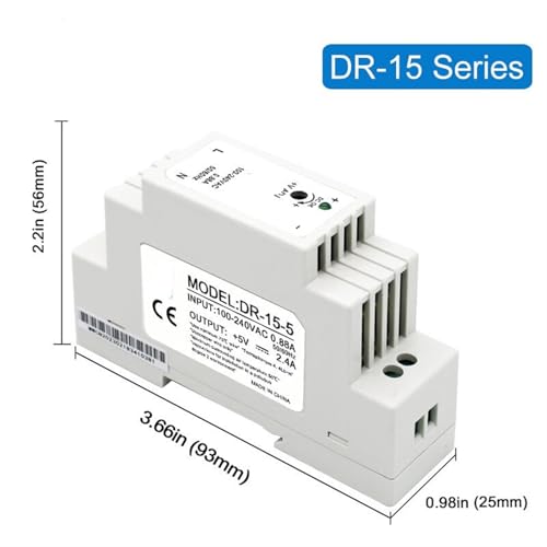 Alimentation à découpage DR-100-12 LCTC 7.5A transformateur rail DIN - 3