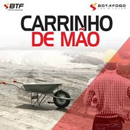 Carrinho de Mão em Aço Galvanizado de 55 Litros-BOTAFOGO-CAR0559