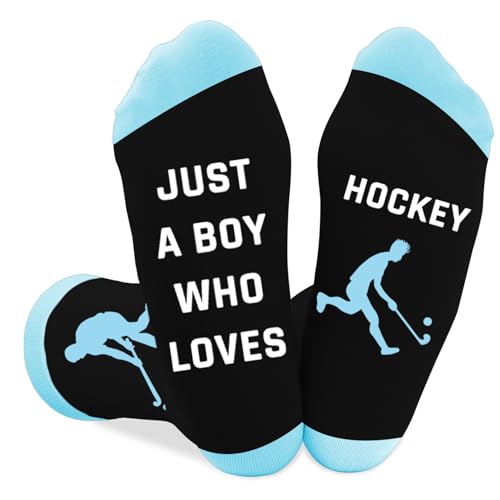 Coopyin Hockey Gifts for Men and Boys Funny Novelty Socks Accessories for Hockey Lovers, Fan, Teammate, Players Presents Christmas Birthday Stocking Stuffers Fathers Day Graduation Gift Ideas