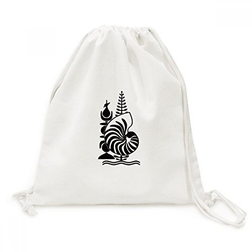 Toile sac à dos cordon Nouvelle-Calédonie sac voyage léger