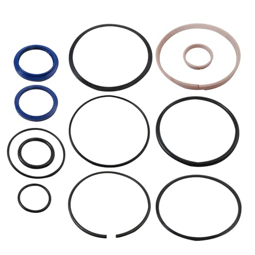 Image of 4.5 inchBore x 1.75 inch Rod Hydraulic Log Splitter Cylinder Rebuild Seal Kit Upgraded Repair Kit
