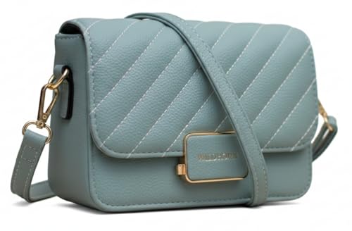 Image of WildHorn Vegan Leather Women's Crossbody Sling Bag | Ladies Quilted Purse Handbag | Gift for Women