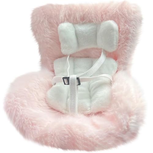 Baby Doll Car Seat, Pink Doll Car Seat Carrier for Car Decoration...