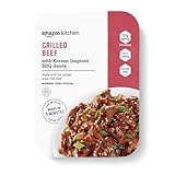 Amazon Kitchen, Grilled Beef with Korean Inspired BBQ Sauce, Fully Cooked, Gluten Free, 16 Oz