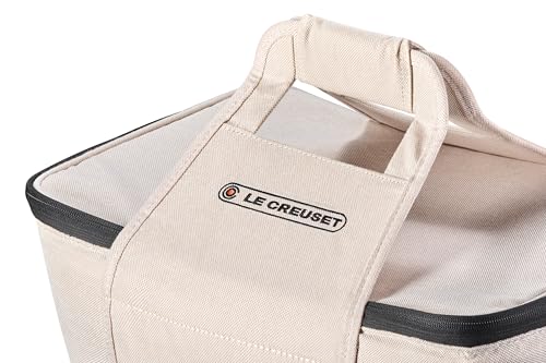Image of Le Creuset Heritage Rectangular Bakeware Tote Bag, Ecru