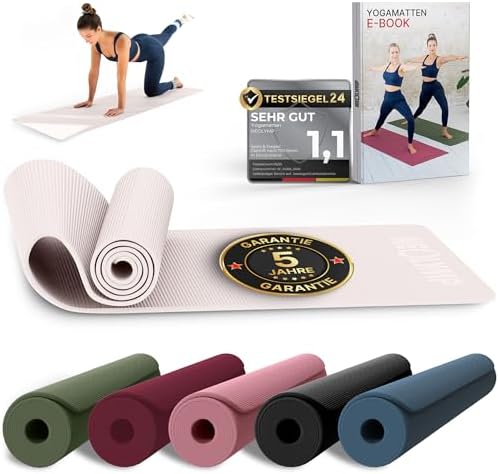 NEOLYMP Yogamatte rutschfest & gelenkschonend – Gelenkschonende G...