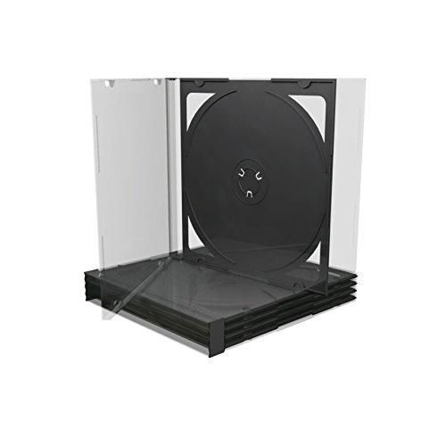 Preisvergleich Produktbild CD-Leerhülle für 2 Discs, 10.4mm, schwarzes Tray