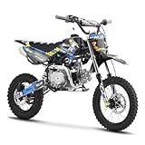 Funbikes M2R Racing KX110F 110cc Blue Semi-Auto Pit Bike 2025 Model – 14/12 Wheels – Entry Level Off Road Dirt Bike