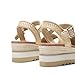 DREAM PAIRS Women's Open Toe Buckle Ankle Strap Espadrille Platform Wedge Sandals,Size 9,Natural-Raffia,DWUMPS2504