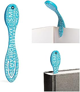 Flexilight Reading Light | 2 in 1 Bookmark Book Light | LED Clip On Reading Lamp | Children and Adult Book Torch for Reading in Bed | Book Accessories | Gift for Readers, Book Lovers (Floral)