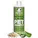 Shampoo for Dogs & Cats with Oatmeal, Aloe Vera, Chamomile, Jojoba Oil, Vitamin E - All Natural and Hypoallergenic, Helps Dry Coats & Itchy Sensitive Skin, No Parabens or Artificial Dyes, 16 oz