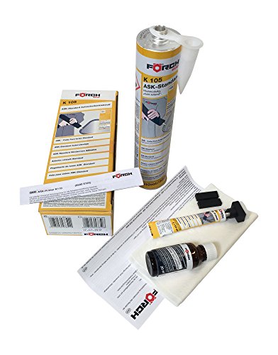 Förch Scheibenkleber K105 ECO Komplett Set 310ml Kartusche für KFZ, SUV, Kleintransporter Ultimate