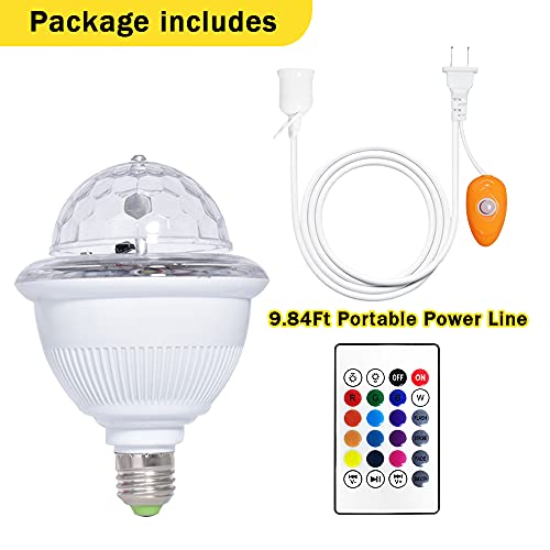 Boule Disco Bluetooth avec télécommande et projecteur LED musical - 6