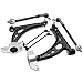 A-Premium Set of 6, Front Lower Control Arm with Ball Joint, Sway Bar Link, Inner Outer Tie Rod End, Compatible with Volkswagen Jetta 06-14, Eos 07-14, Golf 10-14, GTI 07-13, R32 08 & Audi A3 06-09