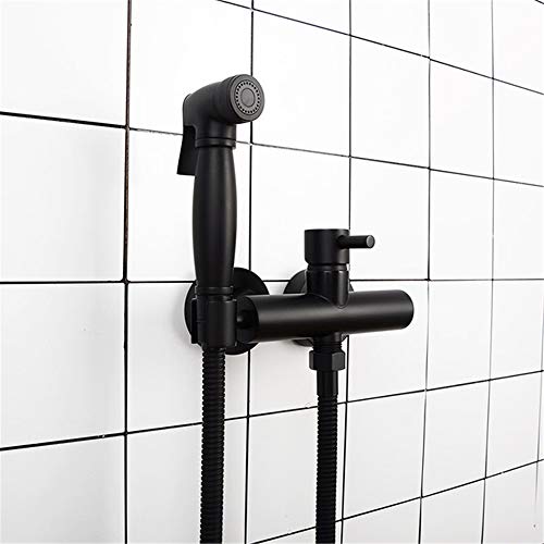 Grifo de bidet de inodoro con rociador regulable y mezclador termostático