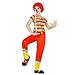 TecTake dressforfun Déguisement pour Femme Clown | Magnifique Salopette + Perruque Afro avec des Boucles | arlequin Costume Carnaval (M | no. 300819)