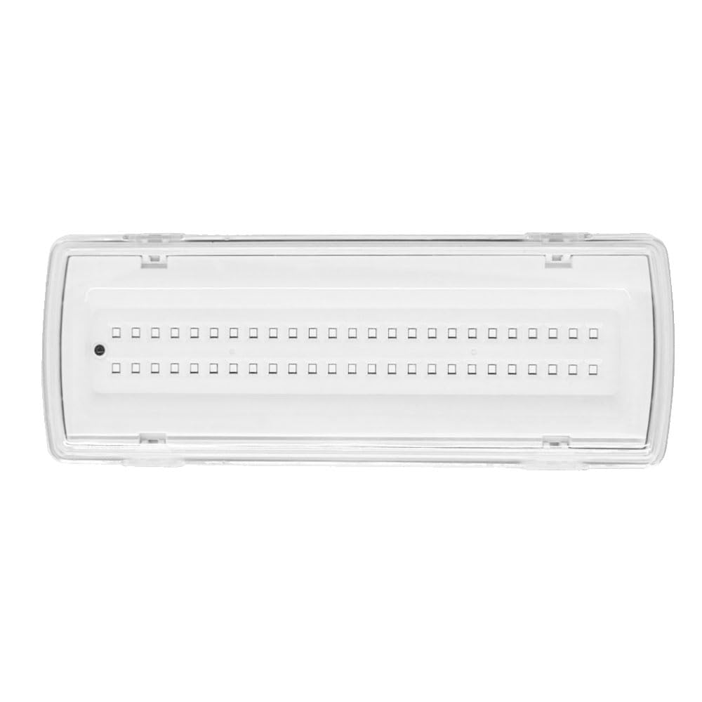 GC GLOBALCOMMERCE Lampada di Emergenza da Parete per Casa con 50 LED, Accensione Automatica e Batteria con Luce Bianca 4 Watt