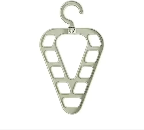 Organizador y almacenamiento de armario, organizador de perchas, multifuncional, giratorio, antideslizante, 9 agujeros, colgador de ropa de