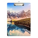 Mountain Lake Low Profile Clipboard for Lawyer Coaches, Retractable Hanging Tab, Double-Sided Printed 12.5' x 9'