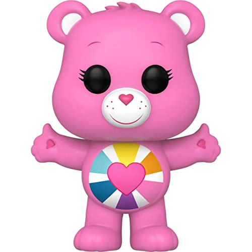 POP Care Bears 40th Anniversary - Hopeful Heart Bear Funko Vinyl Figure (Bundled with Compatible Box Protector Case), Multicolored, 3.75 inches