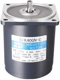 Davitu AC Motor - 5IK40GN-C/S/S3/U/A Middle And Large 40W Communication 220/380V Micro Asynchronous Motor Constant Speed Motor - (Speed: 5IK40GN-S)