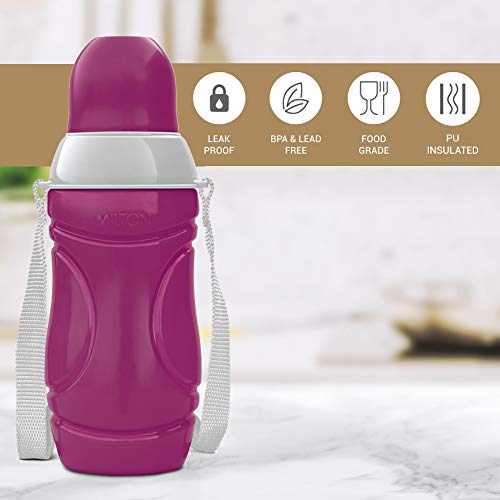 Image of Milton Kool Magic 600 Kids Insulated School Bottle, 520 ml, Purple