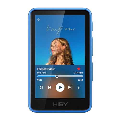 Image of HiBy Music R1 Bluetooth MP3 Player with Touchscreen, Hi-Res Audio & Wireless Dual Certified, Supports Tidal & Qobuz Streaming, LDAC, Expandable Storage up to 2TB, 15-Hour Playtime