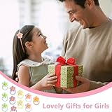 Rnigra Baby Hair Bobbles 20pcs, Hair Bands for Girls, Baby Hair Bands, Cute Flower Multicolor Elastic Scrunchies, 2cm Hair Ties for Women Girls Kids Infants Toddler - Image 6