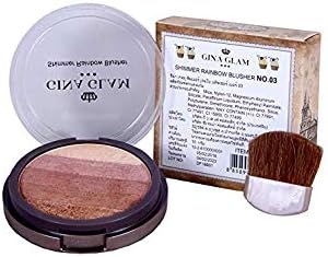 Gina glam Shimmer Highlighter Rainbow blusher 03