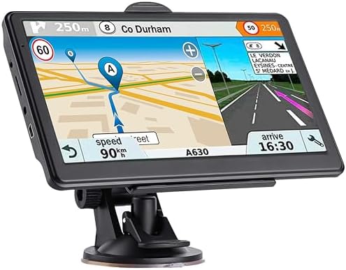 GPS Navigation for Car Canada, 7" Touch Screen, with US Canada Mexico 2026 Maps Free Lifetime Updates, GPS Navigation System for Truck, RV, Trucker, Semi Truck, Lorry, Commercial Drivers
