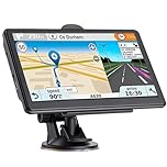 GPS Navigation for Car, 7" Touch Screen, Truck GPS Navigation Systems with Postcodes, Voice Guidance, Speed Cam Alerts, Canada US Mexico 2026 Maps Free Lifetime Updates