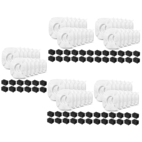 Filtros de repuesto para fuente de agua para mascotas balacoo 60 sets