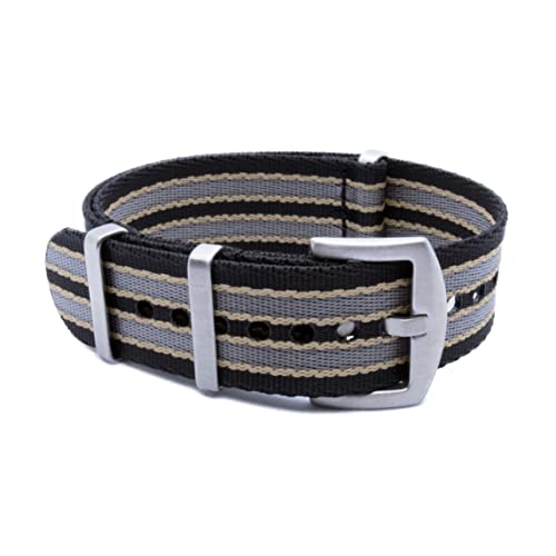 Image of WAMD Seat Belt NATO Watch Straps /Bands - 18mm,20mm,22mm and 24mm Nylon Watch Straps for Watches - Multicolour Options