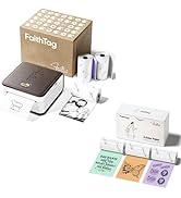 FaithTag Bible Tabs Mini Printer with 3 Rolls of Colorful Stickers
