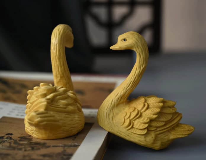 Amazon.com: ZQ031 - 7X4X7 cm Hand Carved Japanese Boxwood Carving