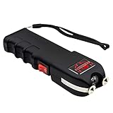 FIGHTSENSE Havey Duty Flashlight stun Gun for Women self Defense, Anti Grab (Black)