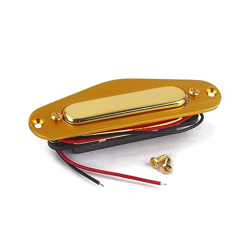 Totority Gma311tl ゴールドフレーム シングルコイルピックアップ 5ピックアップセット エレキギター用 取り付け簡単 音楽バンド向け Diy ギターパーツ