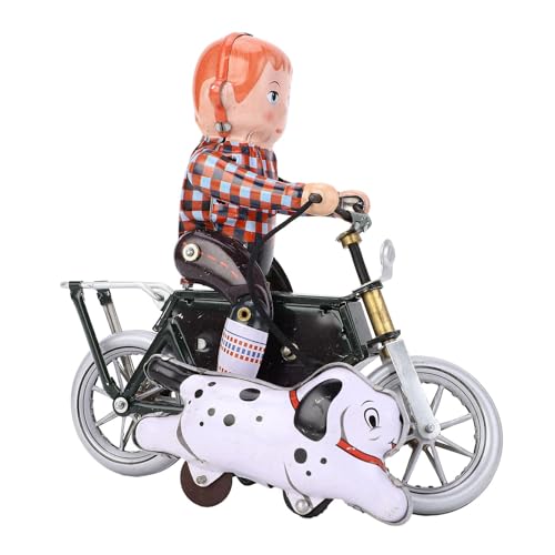 Brinquedo de Lata Mecânica, Brinquedo de Corda para Cachorro Feito à Mão Em Ferro para Coleção