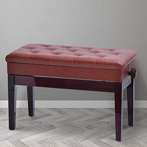 TEmkin Tabouret de Piano réglable, Banc de Piano avec Compartiment de Rangement, Tabouret de Piano Ergonomique, siège rembourré en Cuir PU Souple - Les Beatles, Paul McCartney, John Lennon, RIngo Starr, George Harrison TEmkin Tabouret de Piano réglable, Banc de Piano avec Compartiment de Rangement, Tabouret de Piano Ergonomique, siège rembourré en Cuir PU Souple – Image 3